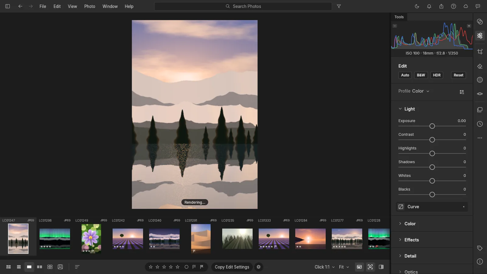 365visual Light workspace