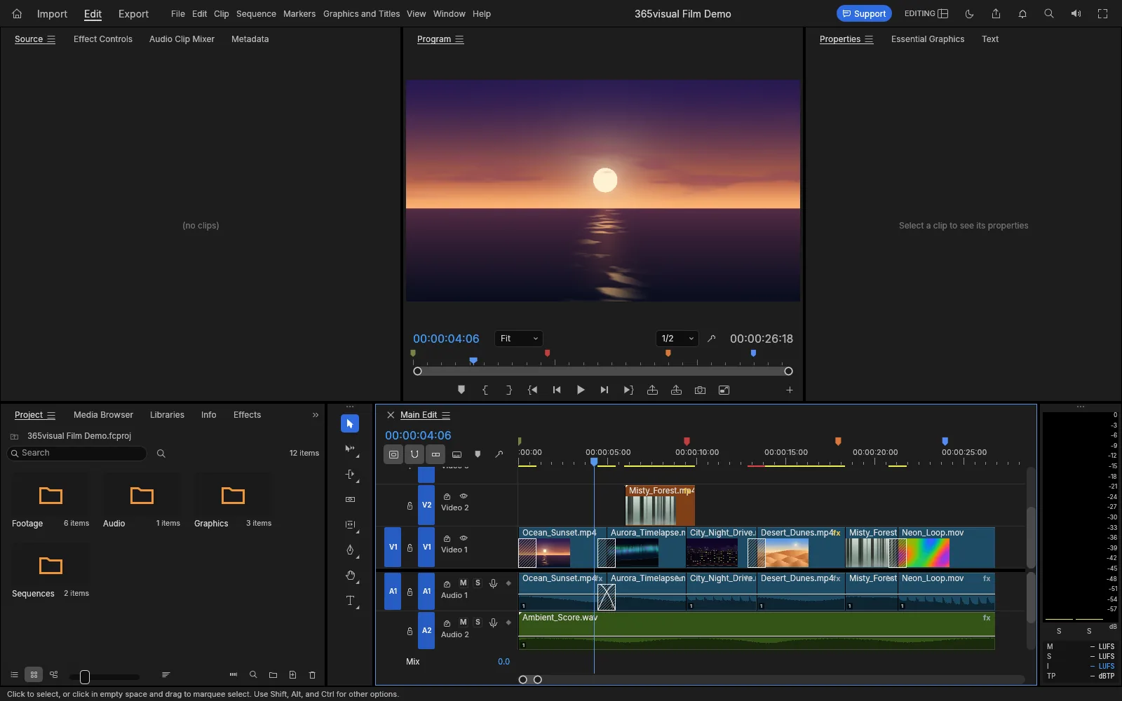 Creative apps (e.g. Film timeline)